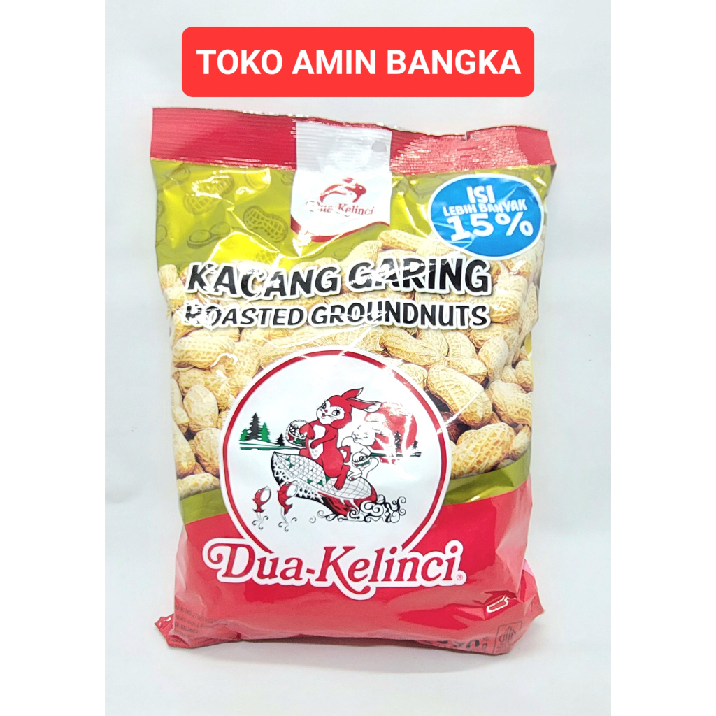 

Kacang Kulit Dua Kelinci Kemasan 370 Gram