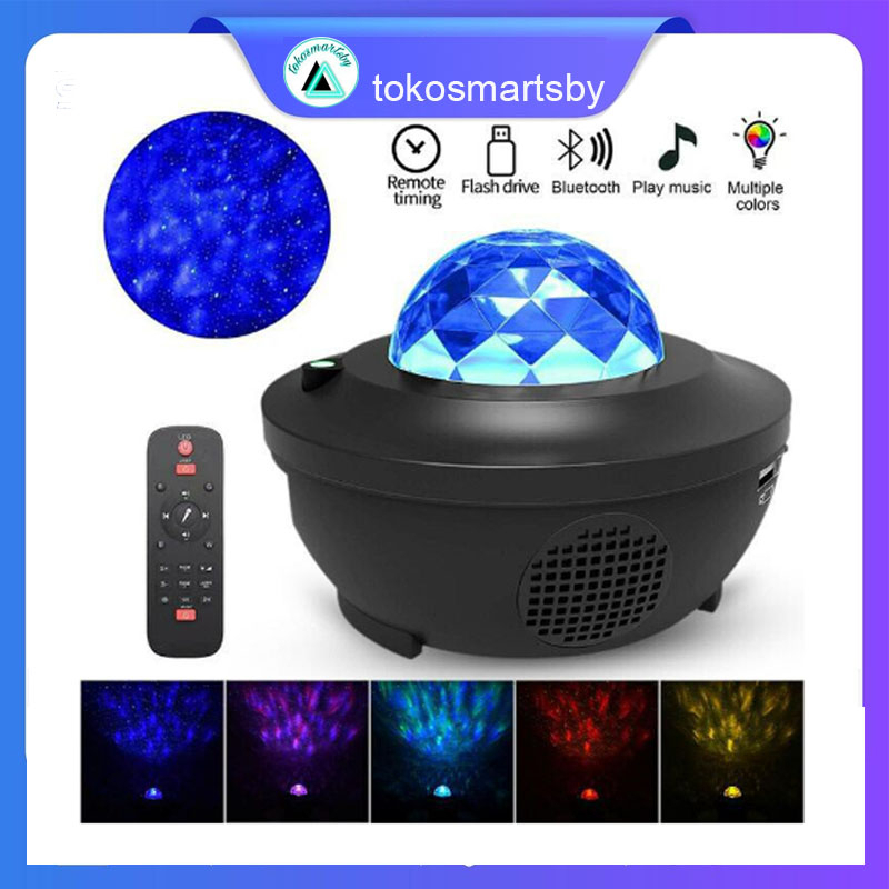 Lampu Proyektor Langit Malam Berbintang Starry Projector Light Lampu Tidur Projector 2 in 1