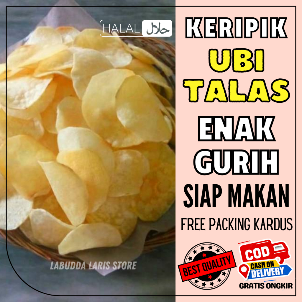 

Keripik Talas Kripik Talas Kiloan Kripik Mbote Ubi Talas Sudah Matang Siap Makan Rasa Enak Gurih Original dan Rasa Balado