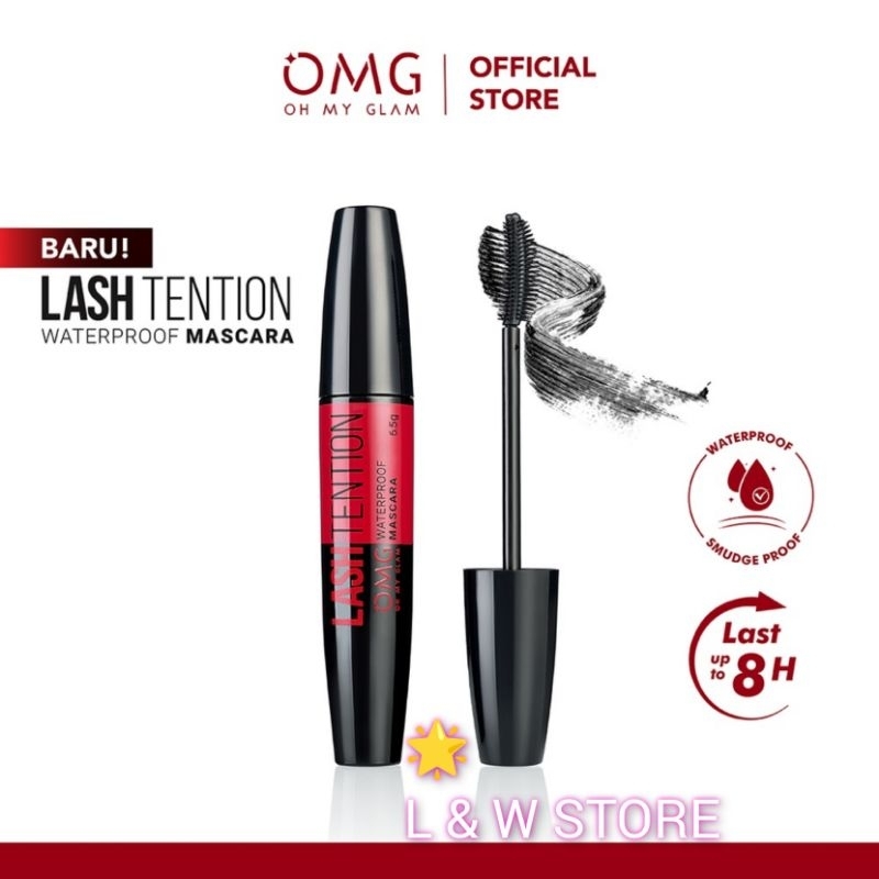 OMG Oh My Glam LASHTENTION Waterproof Mascara