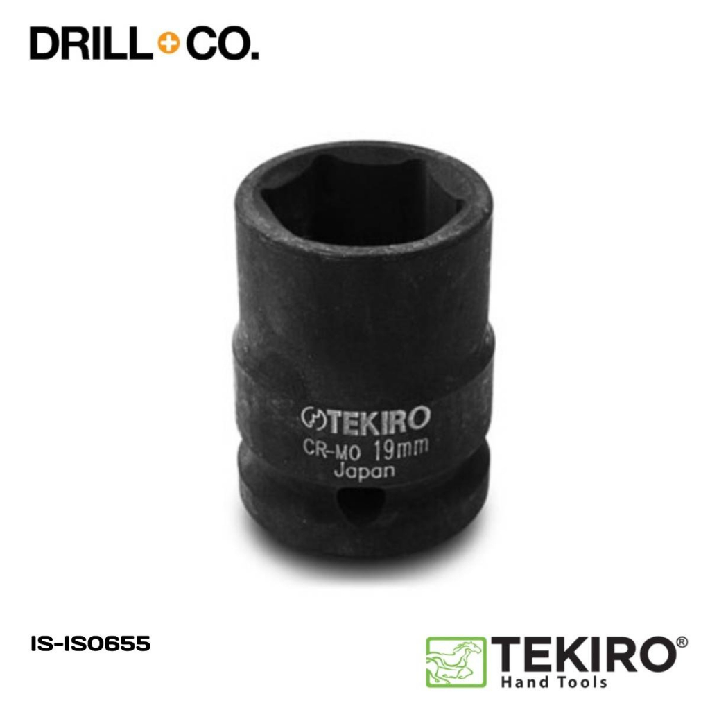 TEKIRO Dr.Impact Socket IS-IS0655 6PT 1/2&quot; 21mm
