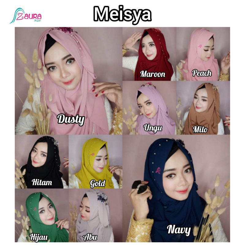 Zaura hijab Pasmina instan Meisya