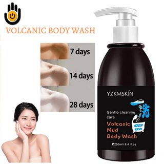 Sabun Lumpur Pemutih Badan Yzkmskin  Sabun Mandi Lumpur vulkanik Body Wash Whitening 250ml