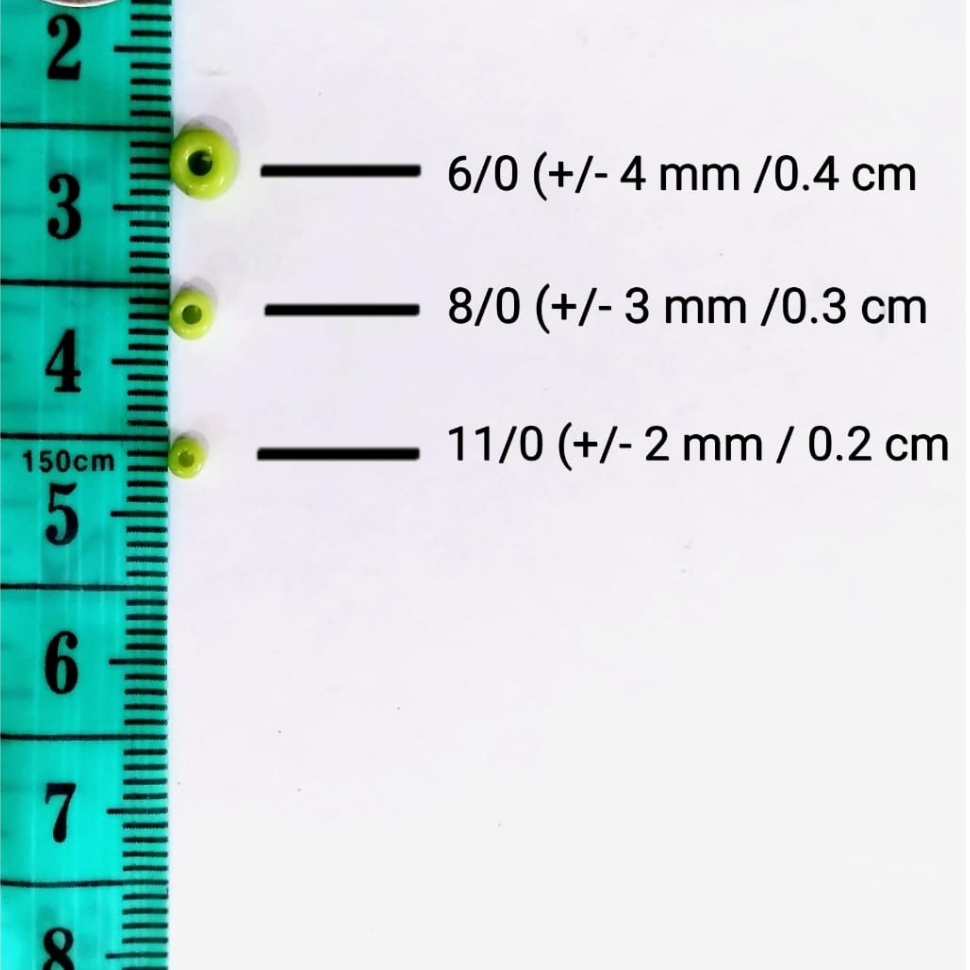 [450 gram] Manik / payet / mote pasir ukuran 8/0 (0.3 cm)