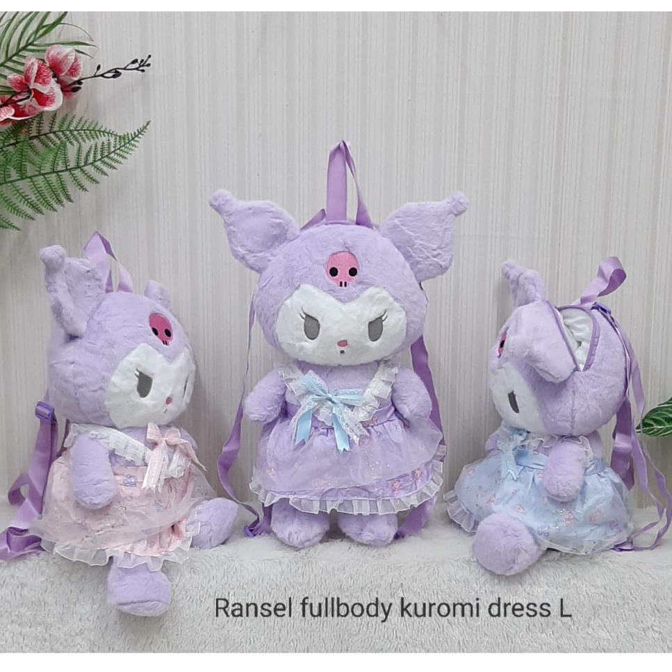 Tas Ransel Fullbody Kuromi Cinnamoroll Pompompurin Backpack/kado ultah