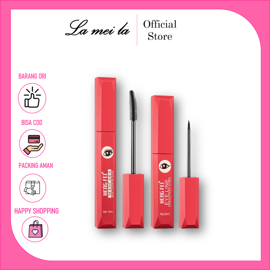 LM-9216/9217 Hengfei Mascara Waterproof Liquid Show Natural Eye Makeup