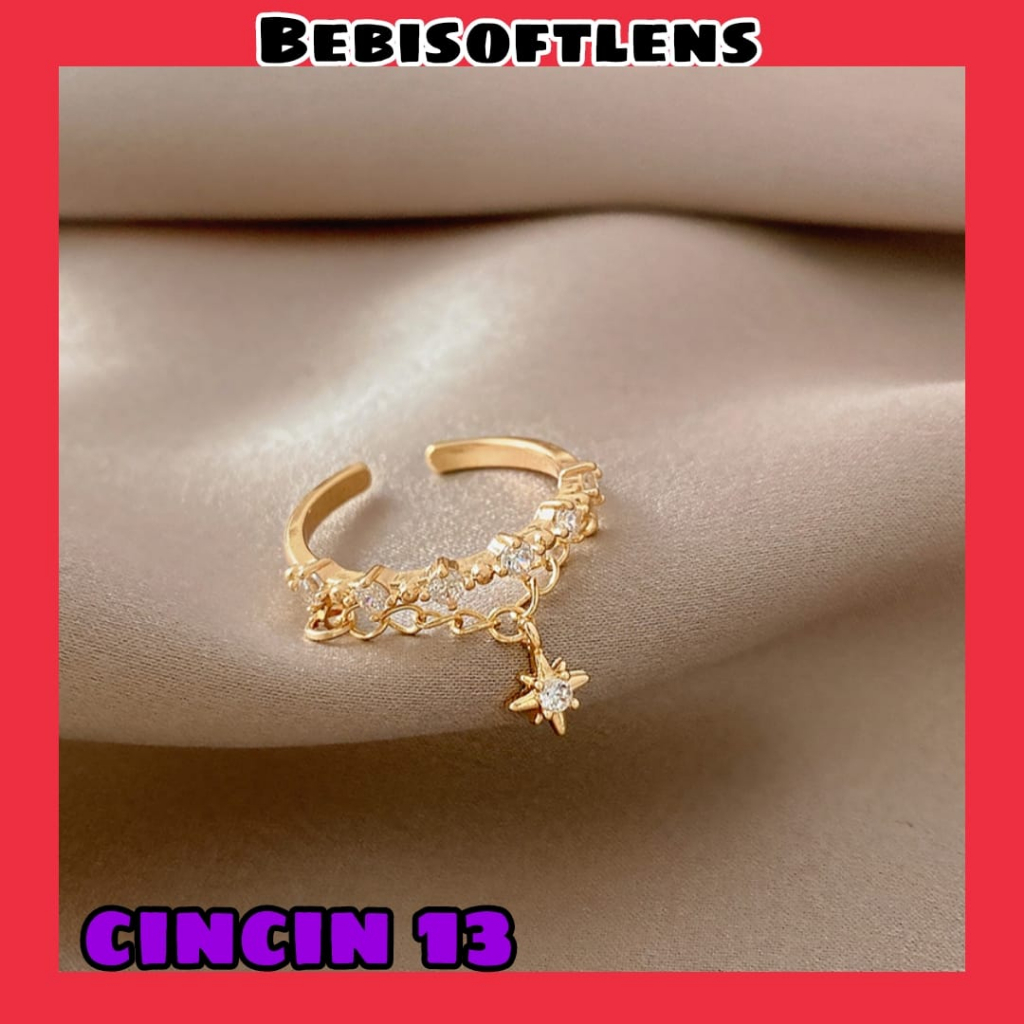 Cincin 13 Bisa diatur sizenya / Aksesoris / Accessories /Deluna BB