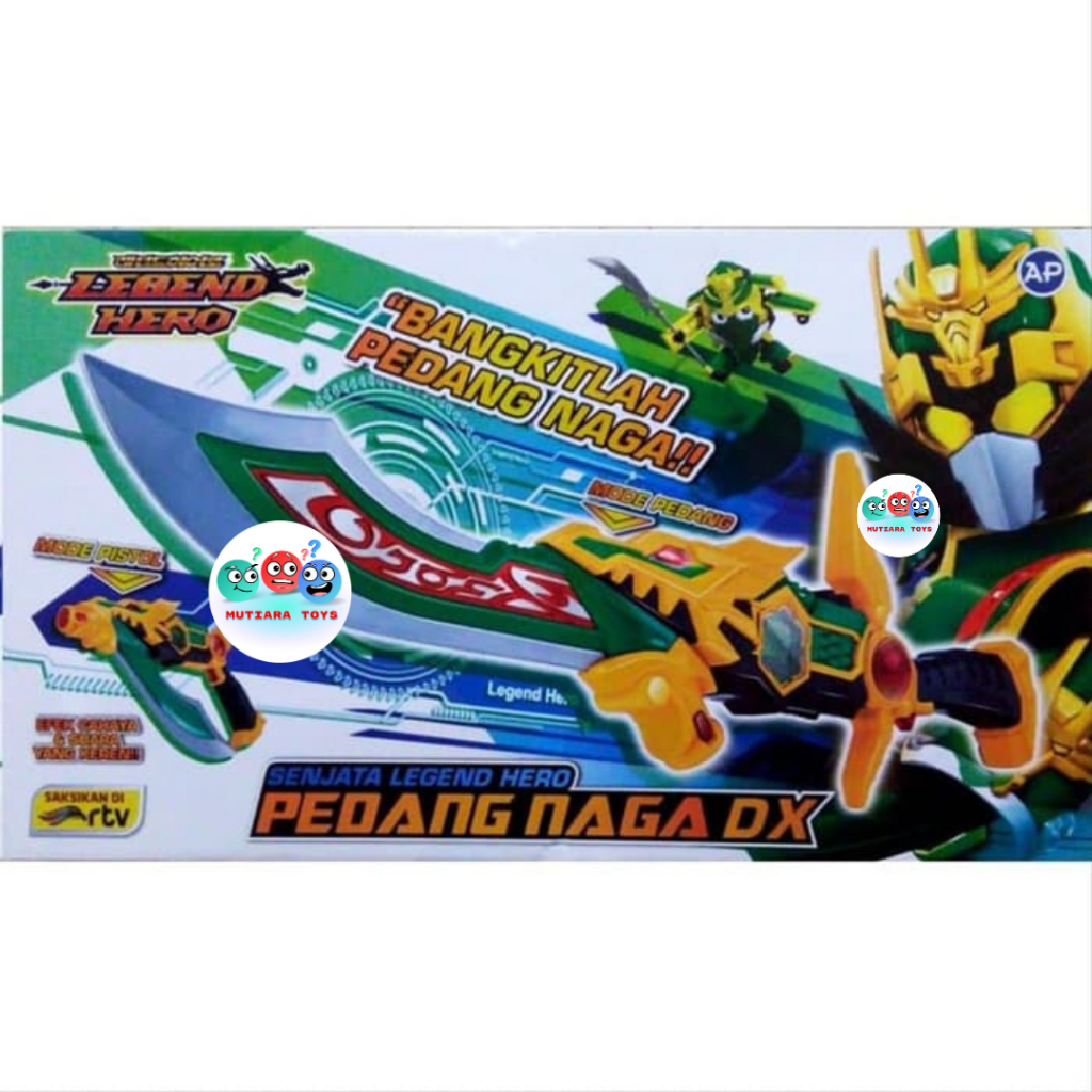 MUTIARATOYS SENJATA LEGEND HERO PEDANG NAGA DX PEDANG DAN PISTOL NO.303111