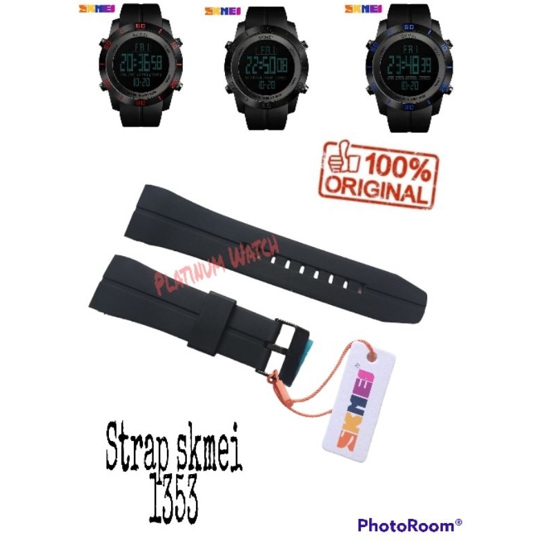 Strap jam tangan skmei 1353original skmei 1353skmei original Best seller Pas bisa langsung di pakai