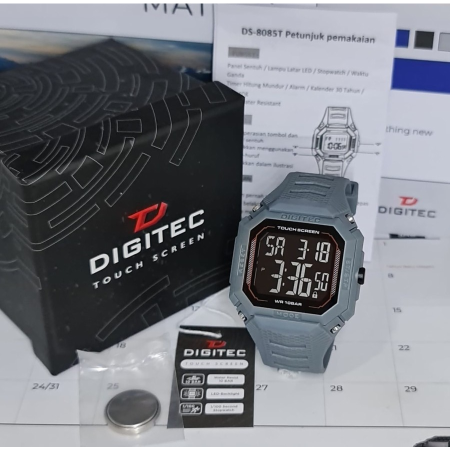 JAM TANGAN DIGITEC DS-8085T DS 8085T DG 8085 ORIGINAL FREE BOX