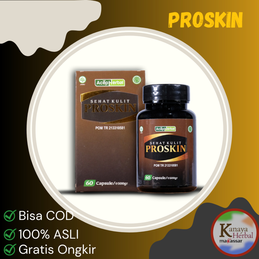 PROSKIN - herbal oral penyakit kulit ORIGINAL proskin - Makassar
