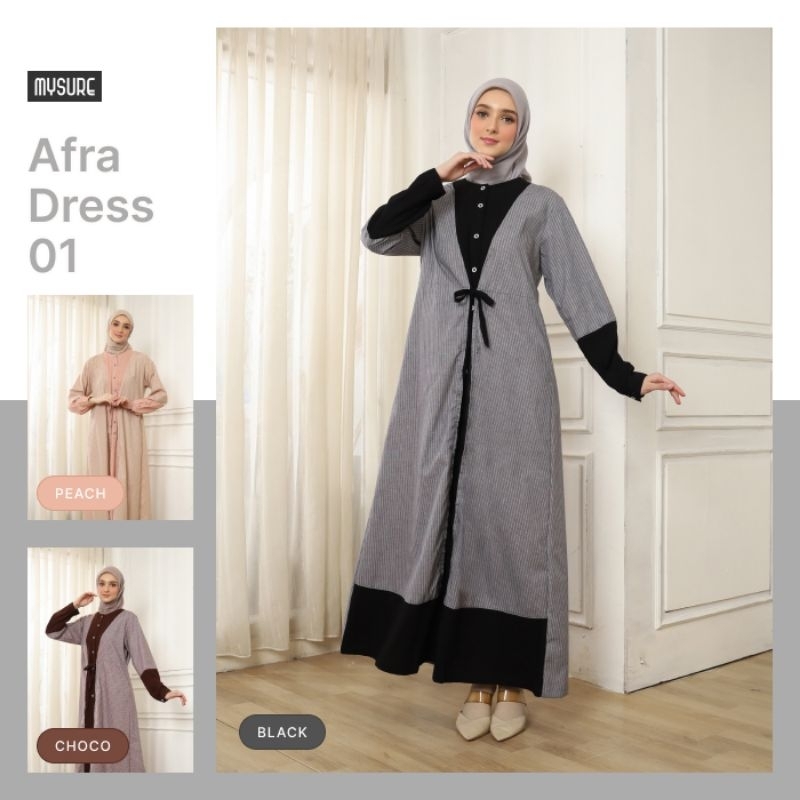 Afra Dress 01 Mysure / Gamis Mysure