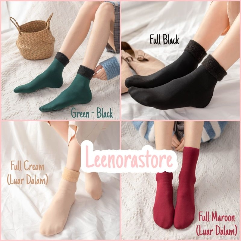 Kaos Kaki Wanita FASHION Indoor Outdoor Elegant Microkain LEMBUT