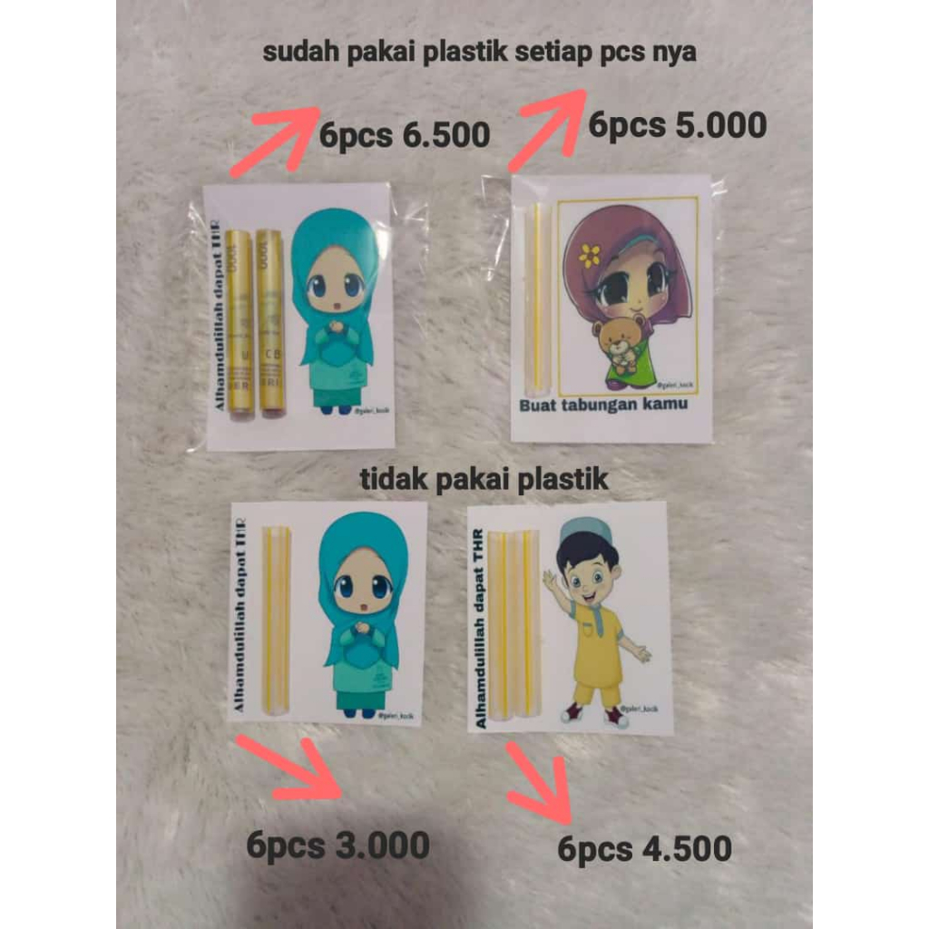 Amplop THR Unik uang roll