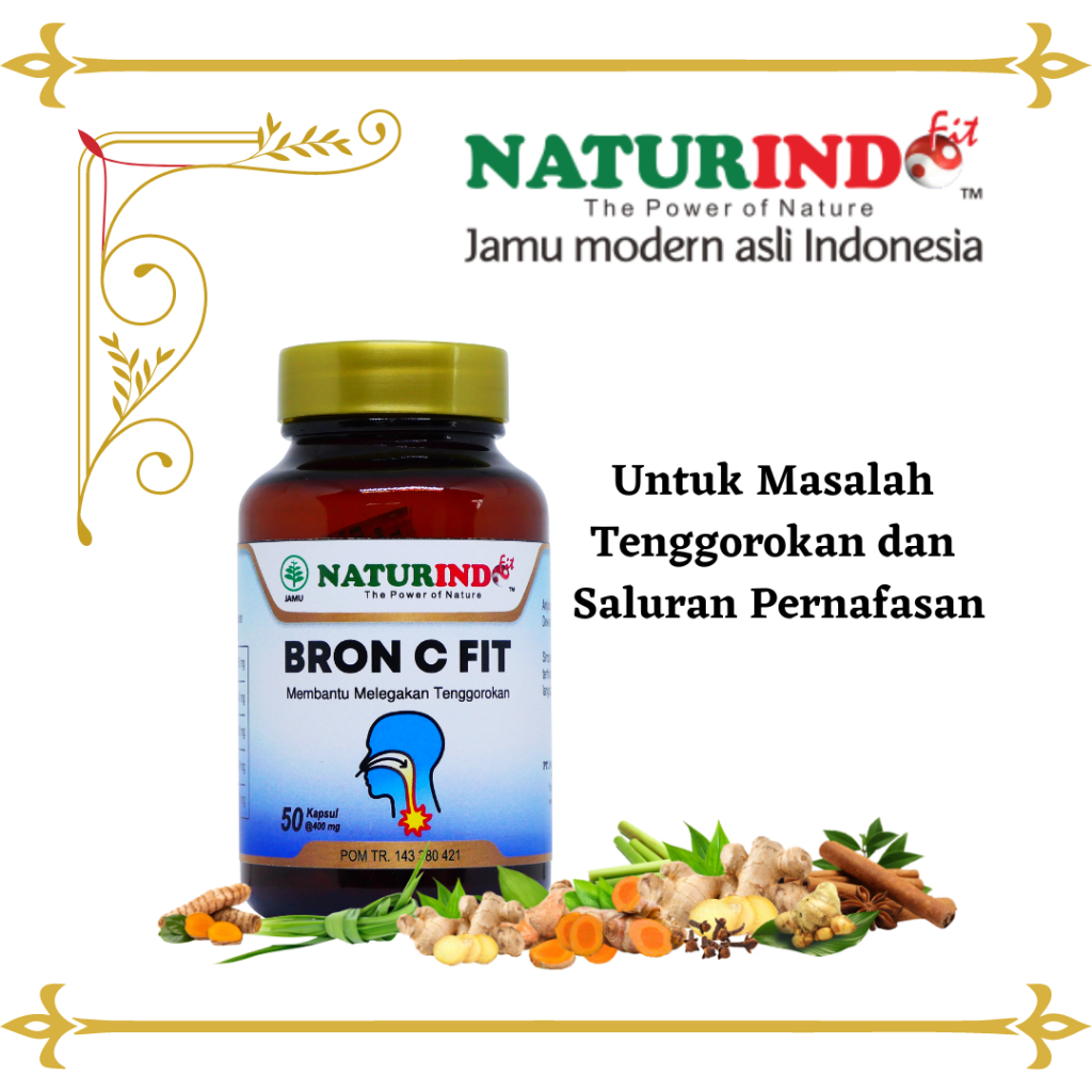 Bron C Fit Naturindo Herbal Pernafasan