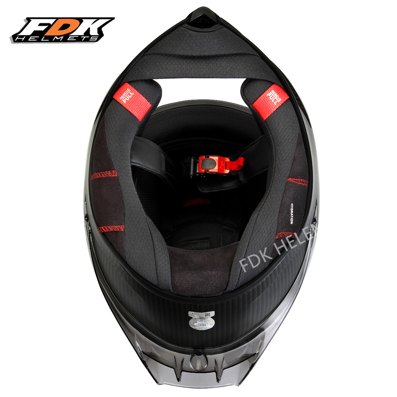 FDK Helm Full Face Glossy Black Pista Model Motor Helm Tersedia Untuk Pria Dan Wanita Bisa Cod