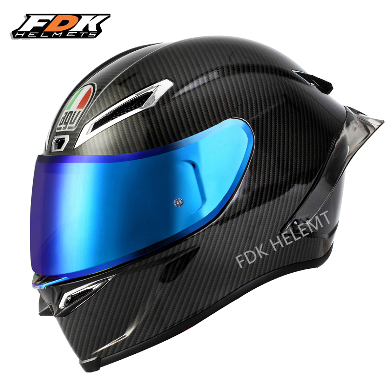 FDK Helm Full Face Glossy Black Pista Model Motor Helm Tersedia Untuk Pria Dan Wanita Bisa Cod