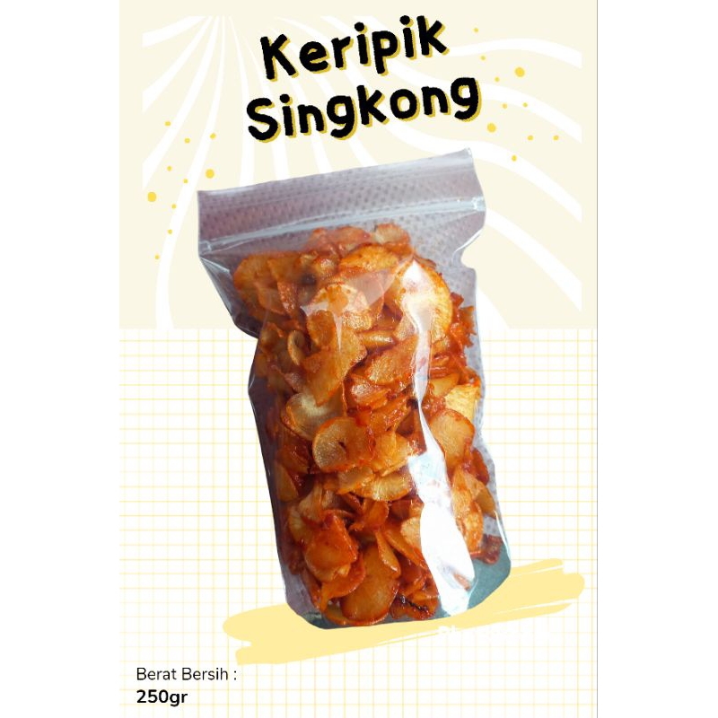 

Keripik Singkok Pedas Balado dan Original Khas Empat Lawang
