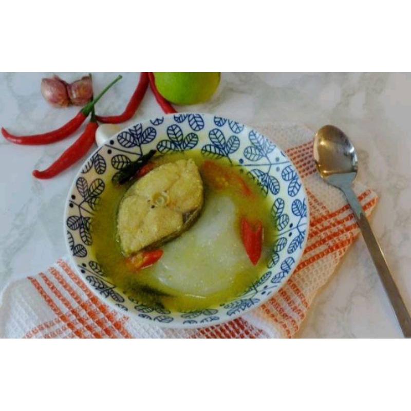 replika makanan papeda, papeda pajangan, replika makanan