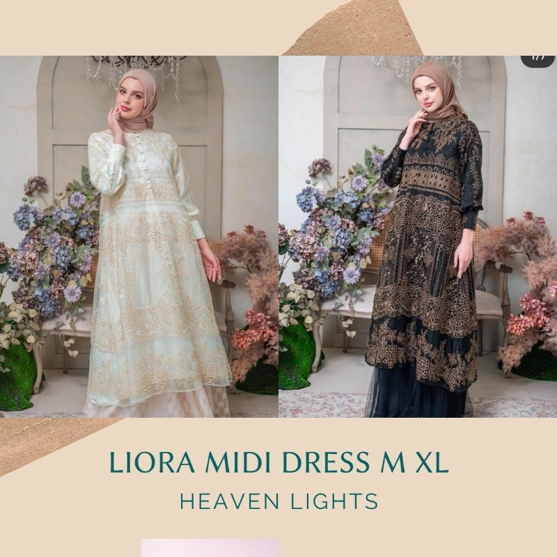 LIORA MIDI DRESS HEAVEN LIGHTS