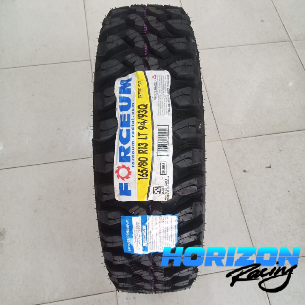 Ban mobil ring 13 MT ukuran 165/80 r13 merk Forceum MT08 NOTA