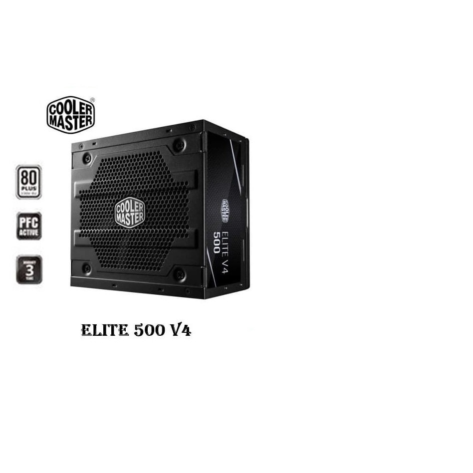 Cooler Master 500 watt white 80+ - Elite V4, 500 watt white II ANDIM