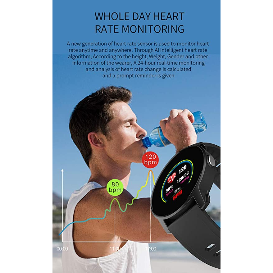 Jam Tangan Smartwatch W9 Smartwatch Q6 Jam Tangan Pintar Smart Watch Jam Tangan Olahraga Fitness Tracker