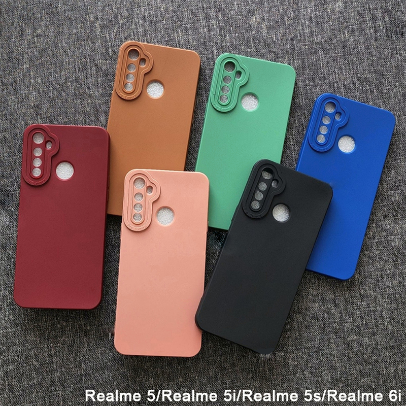 Softcase Realme C3 Realme 5 Realme 5S Realme 5i Realme 6i Case 3D Pro Camera Gel Silika Casing