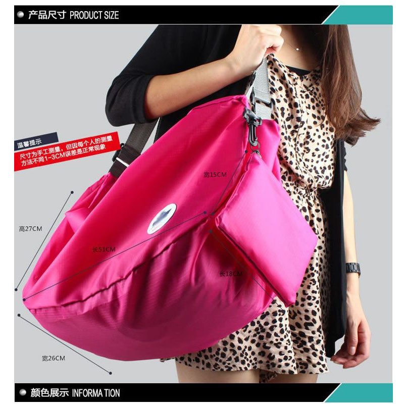 Backpack Nilon WATERPROOF Tas Ransel Lipat Foldable Punggung Nylon Dijinjing Tas FItness Gym Ringan Kuat