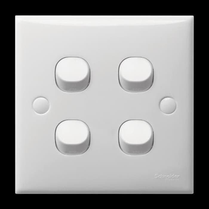Saklar 4 Gang Clipsa Schneider