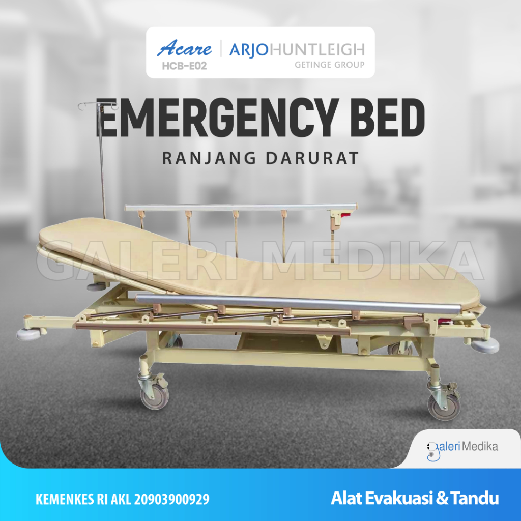 Emergency Bed Acare HCB-E02 Ranjang Darurat / Emergency Bed - Ranjang Transfer Pasien