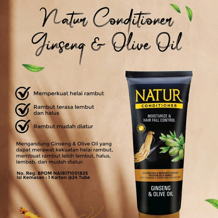 𝐑𝐀𝐃𝐘𝐒𝐀 - NATUR Hair Conditioner 165ml