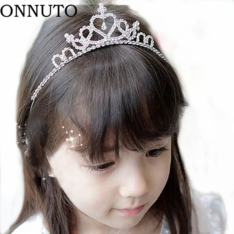 Tiara mahkota princess for girl anak perempuan pesta party bando crown