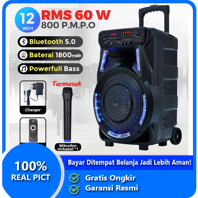 Advance Speaker meeting bluetooth Advance K 1202 ukuran jumbo speaker 12 inchi Berkualitas