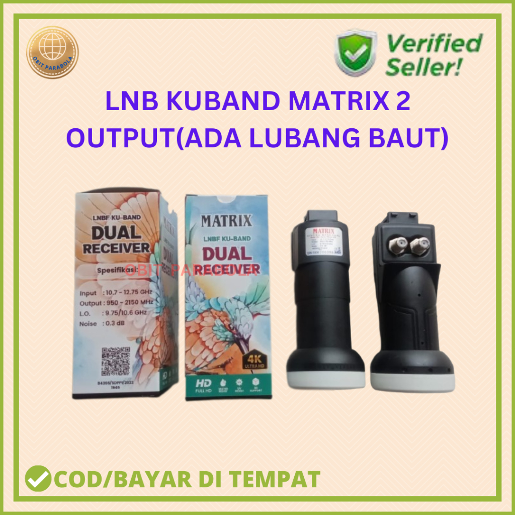 MATRIX LNB KU BAND MATRIX 2 OUTPUT