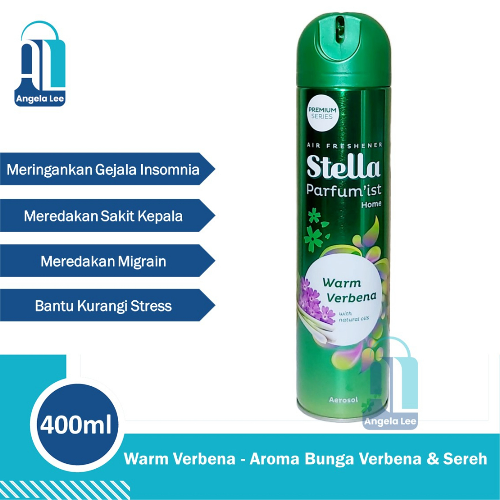 Stella Pengharum Ruangan Aromatheraphy Cananga Verbena Semprot 400ml