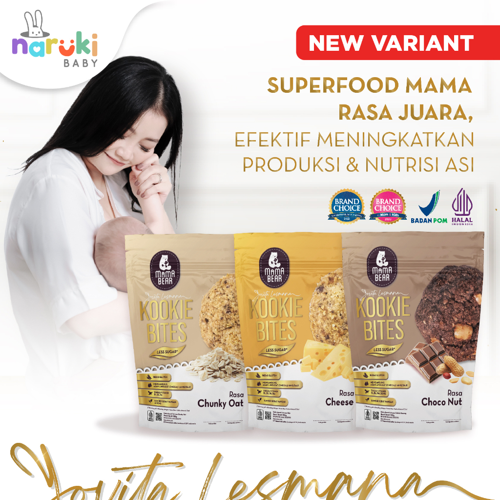 Mama Bear Teh Pelancar Asi Booster AlmonMix Sereal ZoyaMix Kukis Almond Oat MamaBear