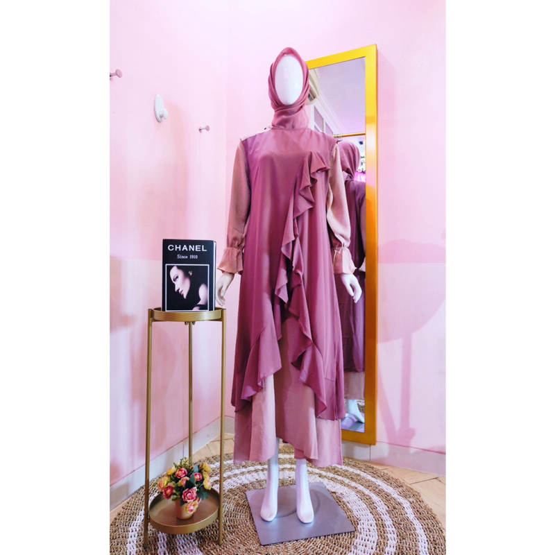 Gamis Outer Bahu Kancing