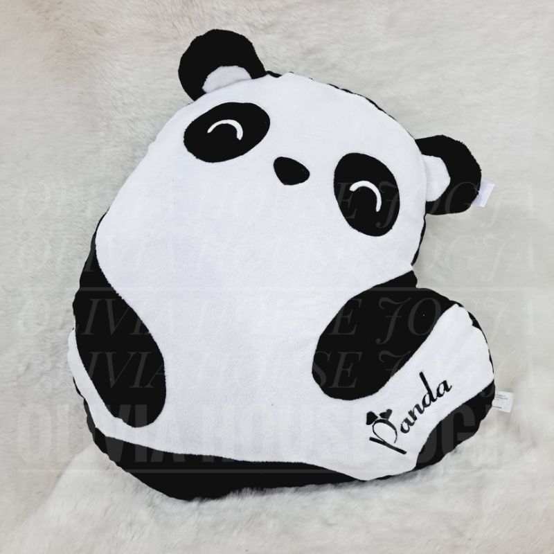 Bantal Panda Bordir Bantal Boneka Panda