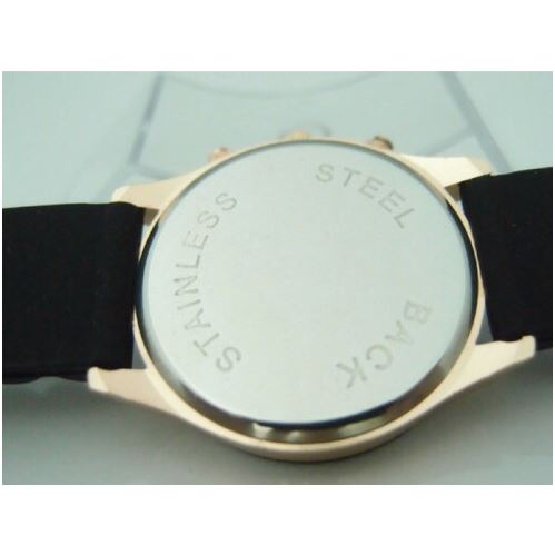 Jam Tangan Geneva Wanita Pria Couple Analog Fashion Strip Rubber