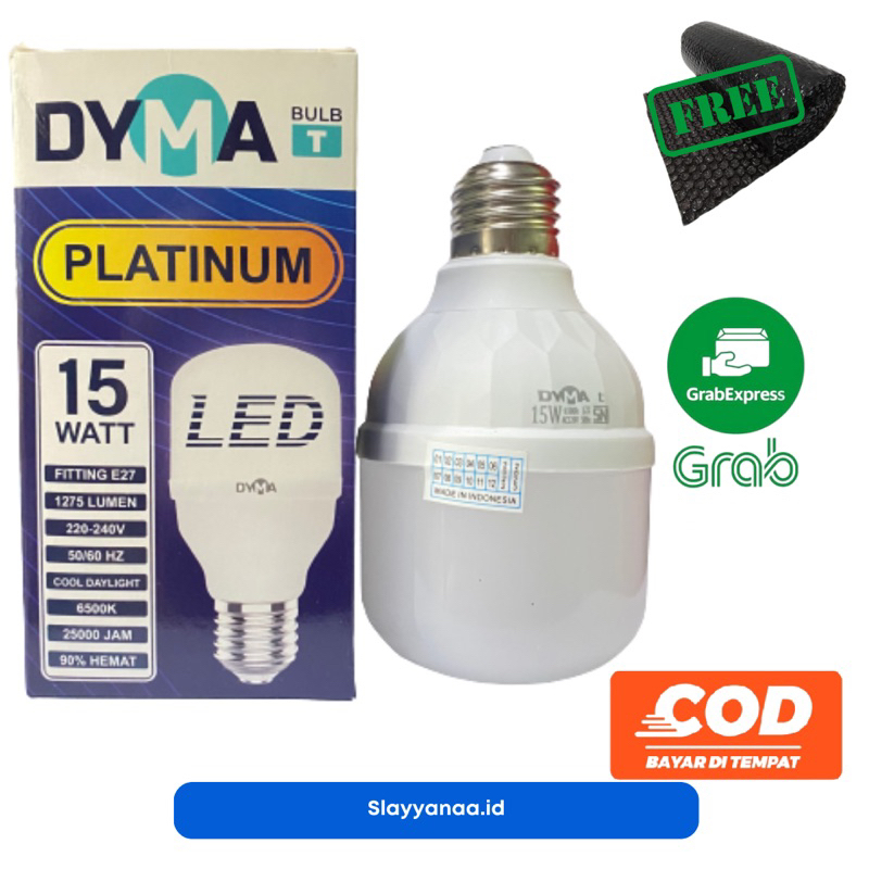 LED PLATINUM DYMA 15W TABUNG | T BULB DYMA 15W