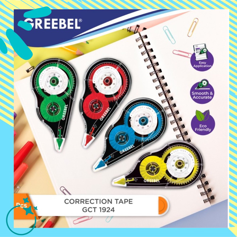 

Correction Tape Tipe Ex Roll Greebel GCT-1924