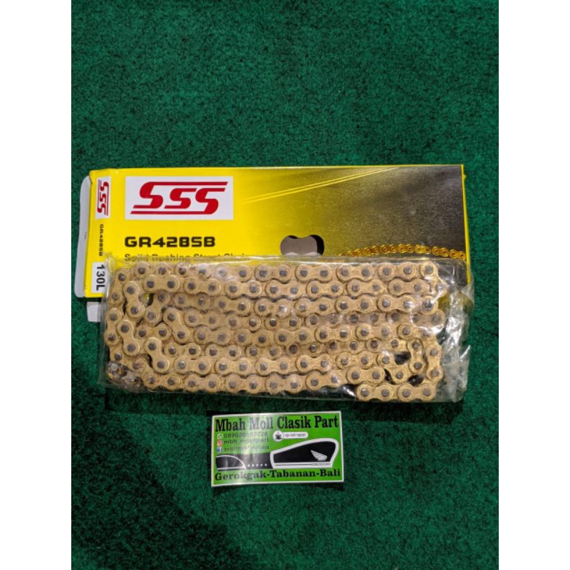 rantai triple s ukuran 415-428 panjang 130