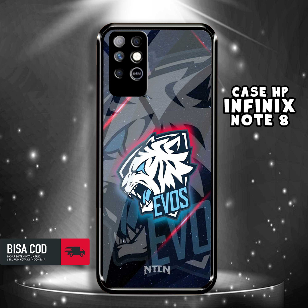 Case INFINIX NOTE 8 Motif [EVS GAMERS] Casing INFINIX NOTE 8 TERBARU Hardcase Glossy Kilau 2D Case H