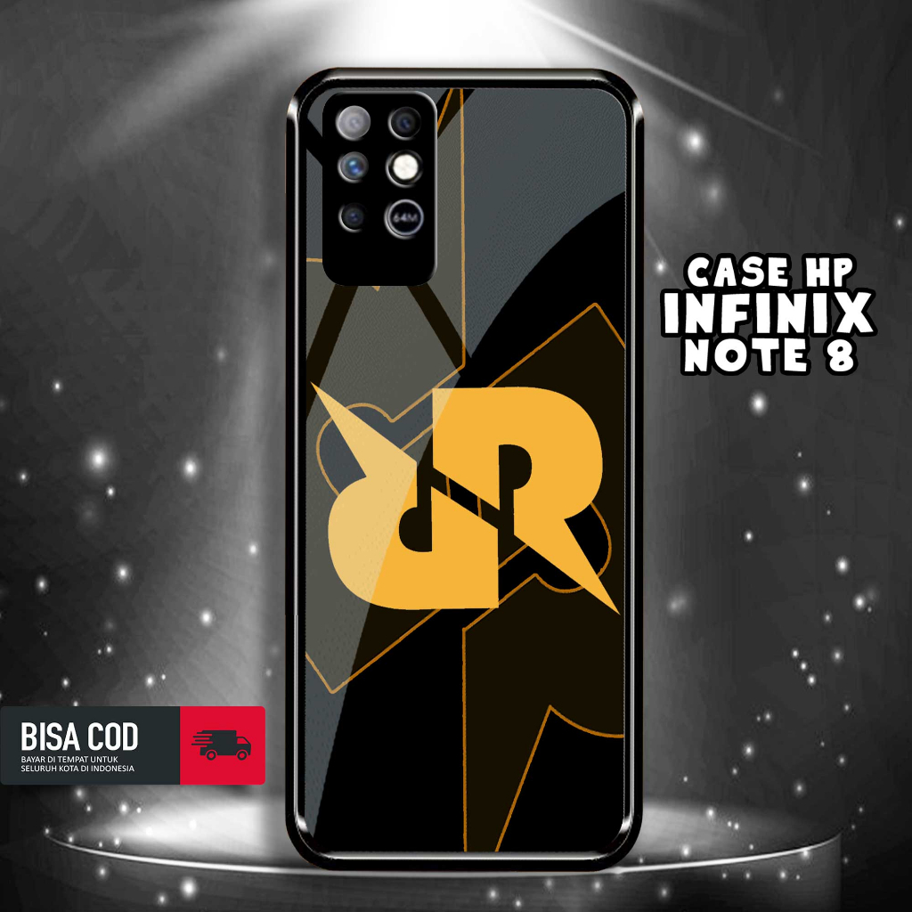Case INFINIX NOTE 8 Motif [RRQ GAMERS] Casing INFINIX NOTE 8 TERBARU Hardcase Glossy Kilau 2D Case H