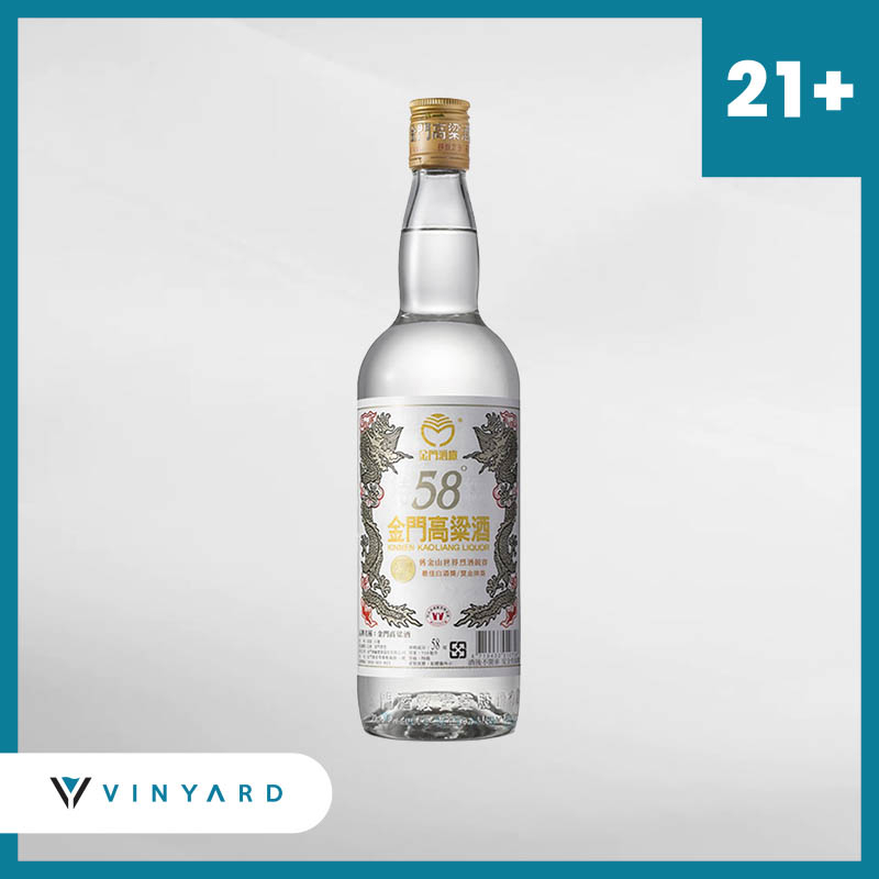 Kinmen Kaoliang 58 Baijiu 750ml ( Original &amp; Resmi By Vinyard )