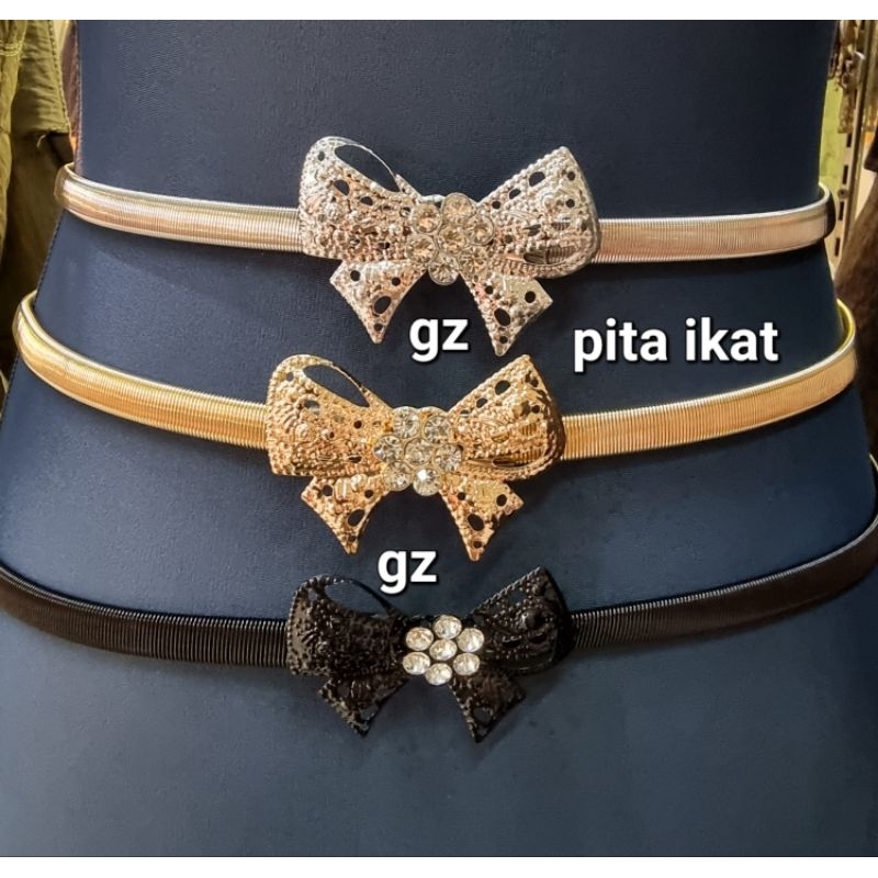 IKAT PINGGANG BELT WANITA GESPER ELASTIS SABUK GAMIS BISA UNTUK SEMUA DRESS MODEL TERBARU