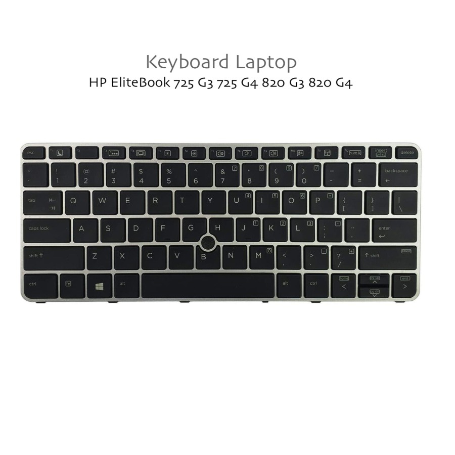 Keyboard laptop HP EliteBook 725 G3 725 G4 820 G3 820 G4 BACKLIGHT POINTER