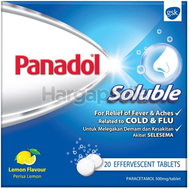 Panadol Soluble asli malaysia