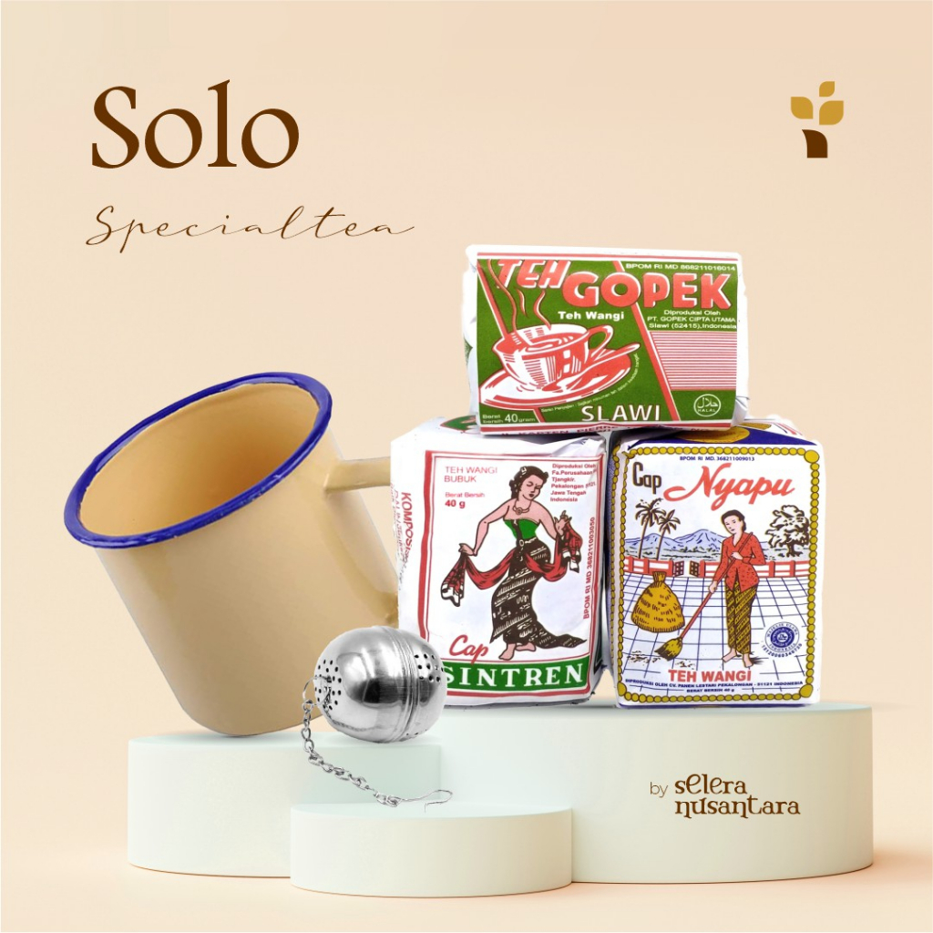

Solo Special Tea - Hampers Teh Souvenir Jadul Enamel, Selera Nusantara